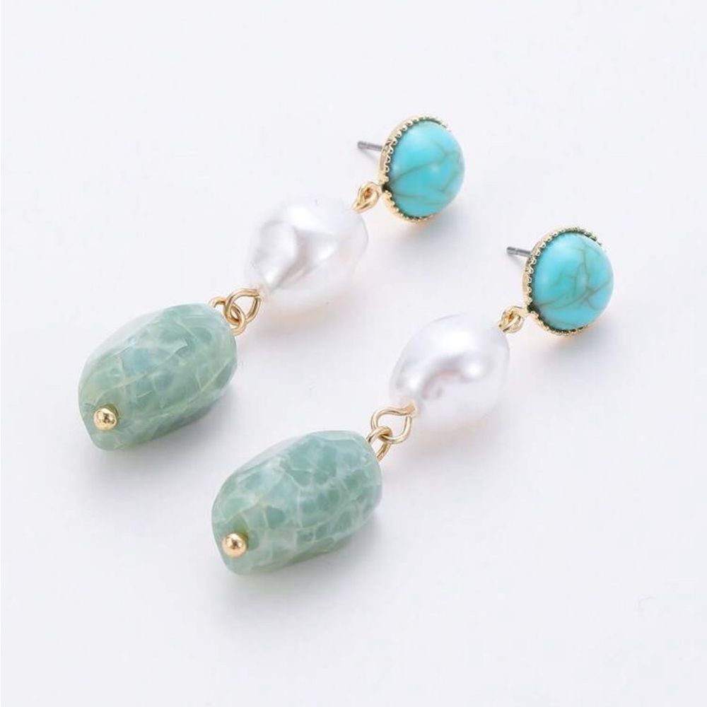 Turquoise Drop Earrings M1534